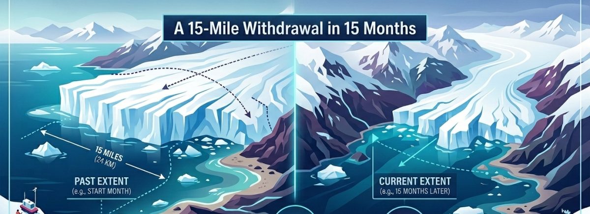 “Rapid Retreat of Hektoria Glacier: A 15-Mile Withdrawal in 15 Months”