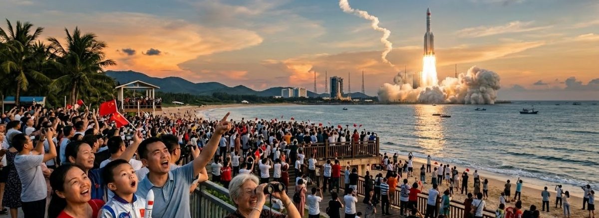 Chinas Rocket Launches Boost Tourism and Inspire Interest in Space Exploration