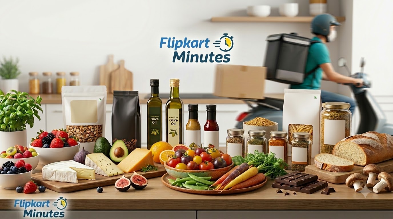 Flipkart Minutes Expands into Gourmet Grocery with Launch of Private Label Pykd Amid Increasing Competition in Quick Commerce