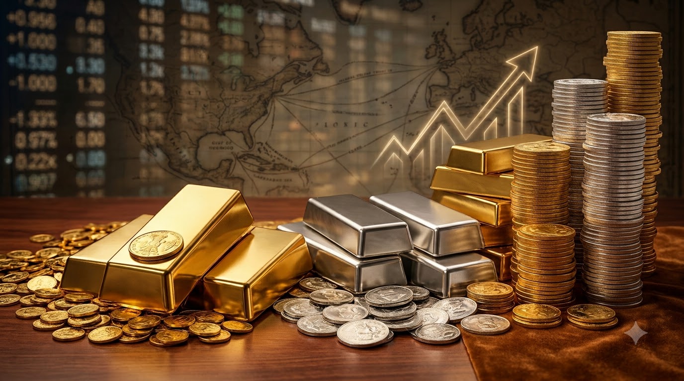 Gold and silver prices expected to continue rising next week as investors anticipate US data