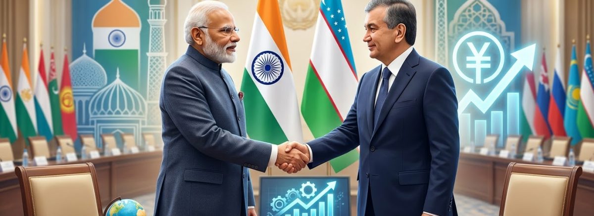India and Uzbekistan Strengthen Ties with Comprehensive Strategic Partnership and Establish $5 Billion Trade Target