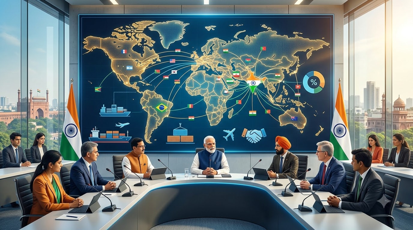 India in Negotiations for FTAs with Additional 8 to 9 Blocs, Targeting 75% of Global Trade Coverage
