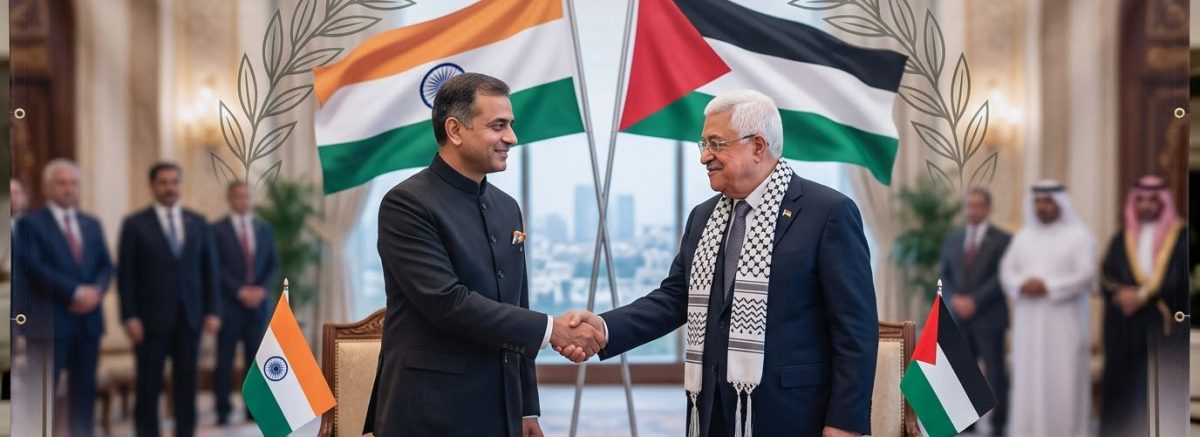 India Reaffirms Support for Palestine and Backs Negotiated Two-State Solution