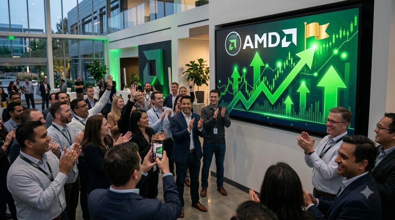 AMD stock surpasses $1 trillion market cap for the first time
