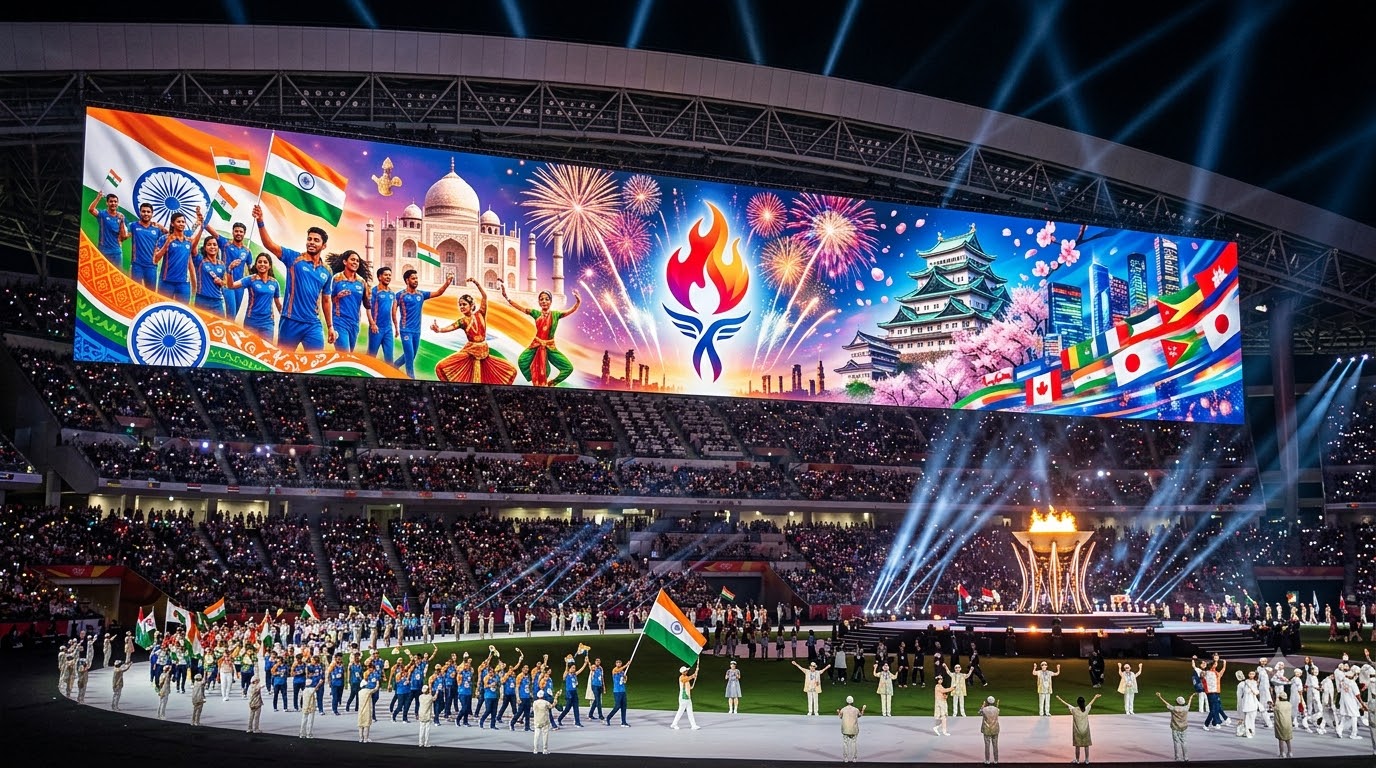 Asian Games the opening ceremony is set to take place today in Japan