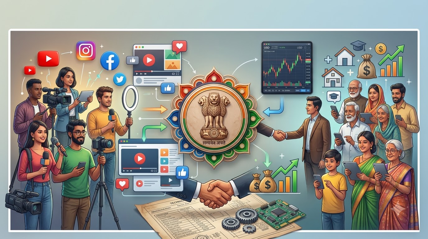 India Cabinet Approves New Social Media Policy for Content Creators to Promote Government Schemes