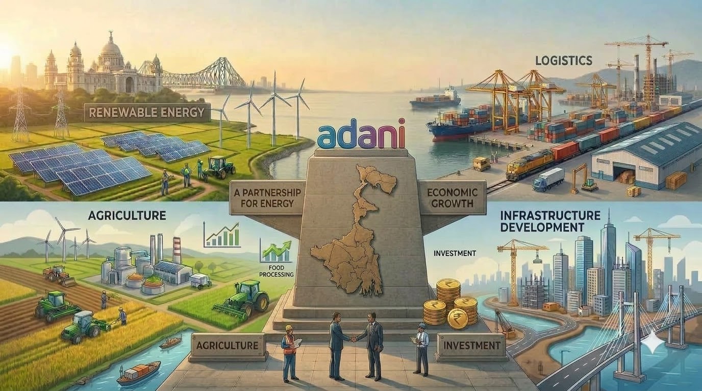 Adani Group Plans ₹1 Lakh Crore Investment in Bengal