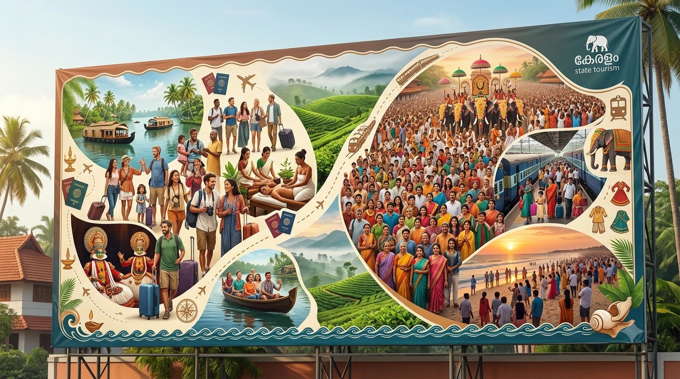 Kerala aims to attract 5 Million foreign and 100 Million domestic tourists