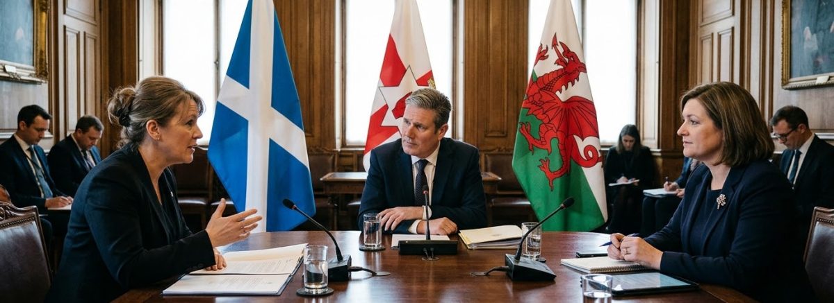 Leaders of Northern Ireland, Scotland, and Wales to convene to discuss UKs future separation plans.