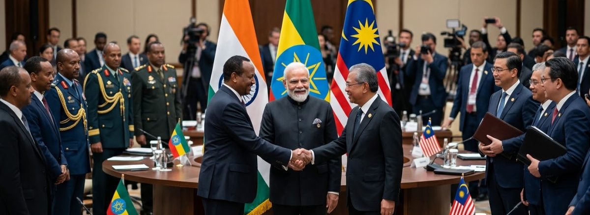 Ethiopia and Malaysia Seek Enhanced Defense and Business Relations with India Following Modis BRICS Meeting