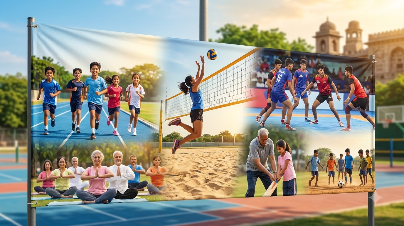 New Initiative Launched to Promote Sports and Physical Activity in Telangana.