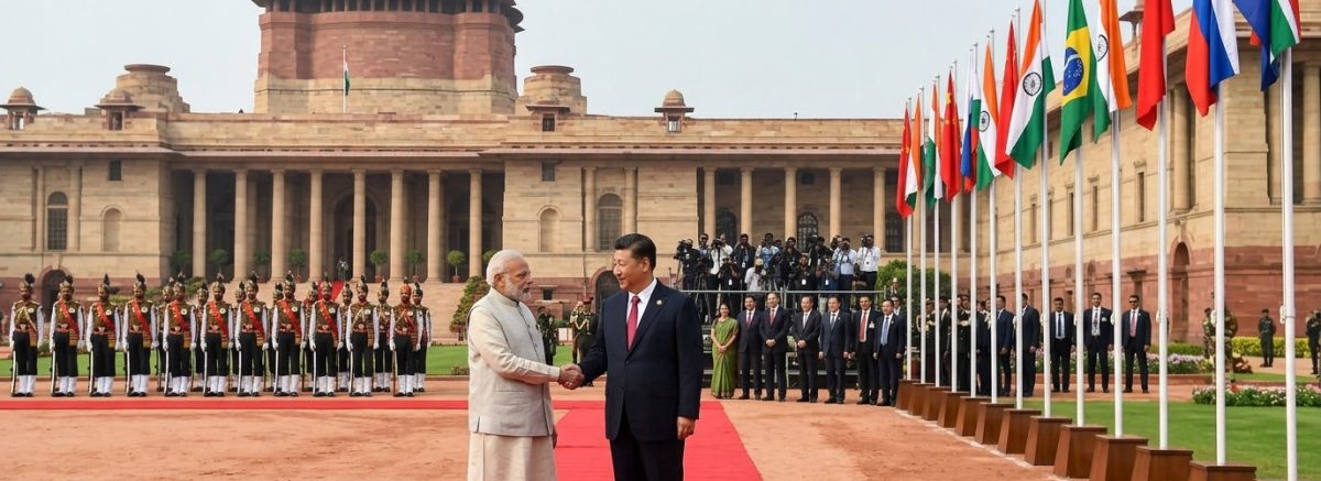 Chinas Xi Arrives in Delhi for BRICS Summit and Discussions with Modi