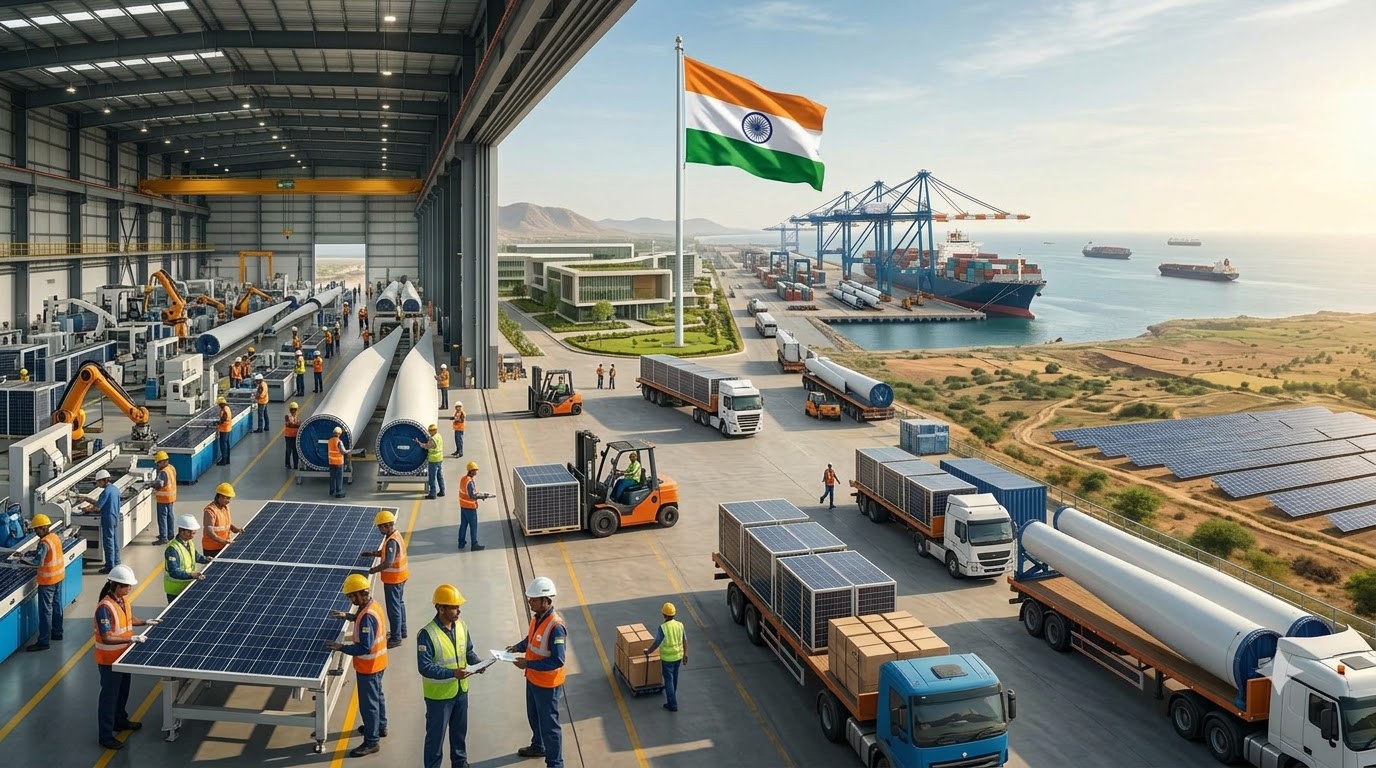 India Advances in Cleantech Manufacturing Amid Supply Chain Diversification