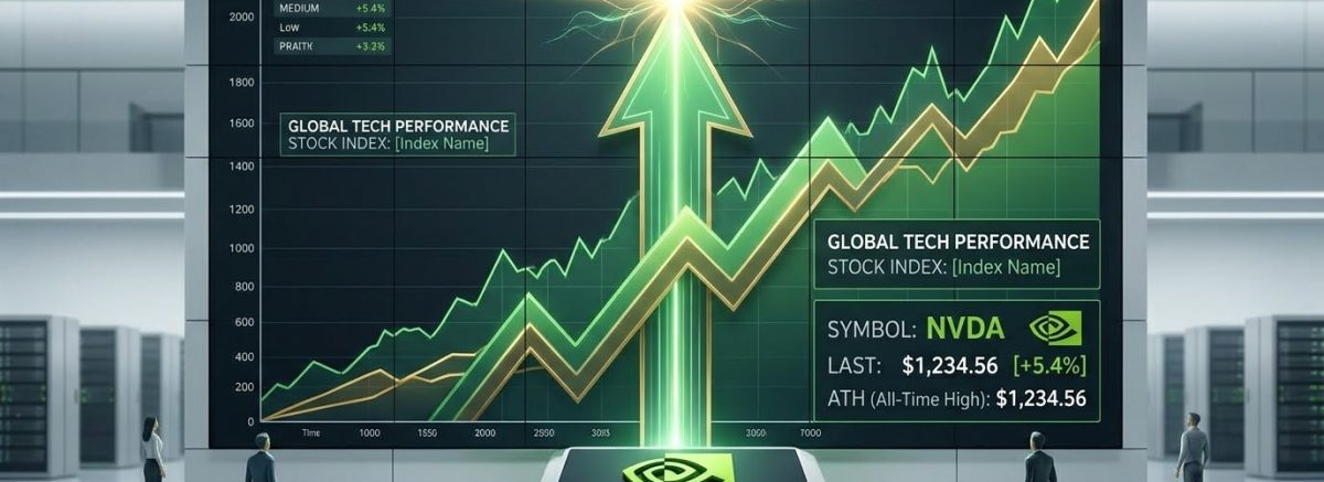 Nvidia Stock Reaches New All-Time High with Market Capitalization at $5.7 Trillion